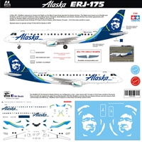 1:100 Alaska Airlines (2016 cs) Embraer 175