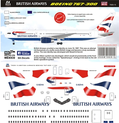1:144 British Airways Boeing 767-300ER
