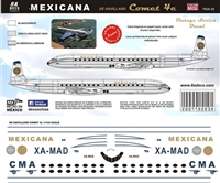 1:144 Mexicana (60's cs) Dh.106 Comet 4C