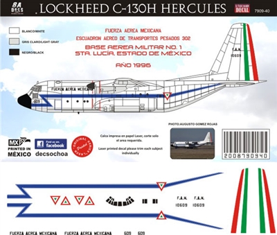 1:144 Fuerza Aerea Mexicana Lockheed C-130H Hercules (EATP version)