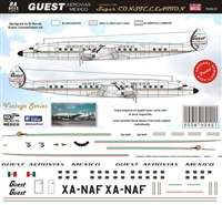 1:144 Guest Aerovias Mexico Lockheed 1049G Super Constellation