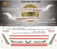 1:144 Fuerza Aerea Mexicana Boeing 727-100
