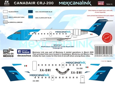 1:144 Mexicana Link  Canadair CRJ-200 *Sold Out*