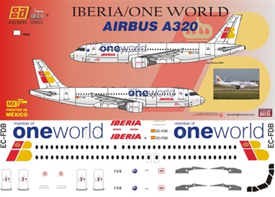 1:144 Iberia 'OneWorld' Airbus A.320