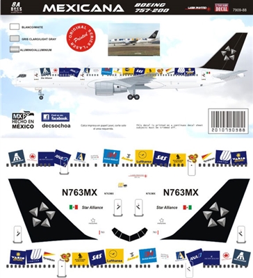 1:144 Mexicana 'Star Alliance' Boeing 757-200