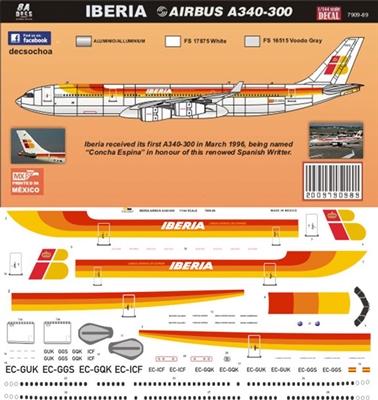 1:144 Iberia Airbus A.340-300