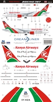 1:144 Kenya Airways Boeing 787-8
