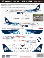 1:144 AeroMexico Connect Embraer 190