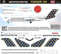 1:144 AeroMonterrey Fokker 100