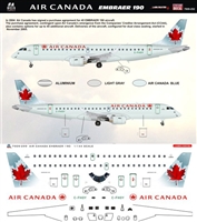 1:144 Air Canada Embraer 190