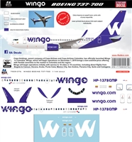 1:144 Wingo Boeing 737-700