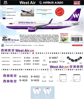 1:144 West Air Airbus A.320