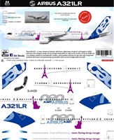 1:144 Airbus A.321LR, Airbus 'house cs'