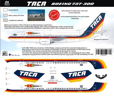 1:144 TACA Boeing 737-300