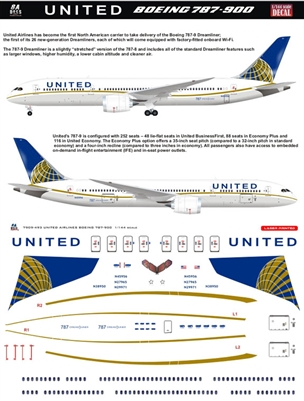 1:144 United Airlines Boeing 787-9