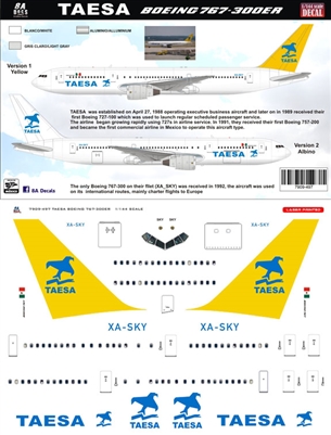 1:144 Taesa Boeing 767-300ER