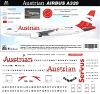 1:144 Austrian Airlines (2019 cs) Airbus A.320