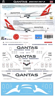 1:144 QANTAS Boeing 787-9