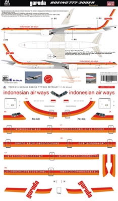 1:144 Garuda 'retro' cs Boeing 777-300ER