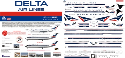 1:144 Delta Airlines Douglas DC-9 & McDD MD-88