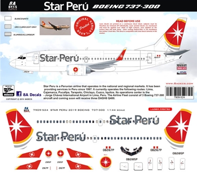 1:144 Star Peru Boeing 737-300