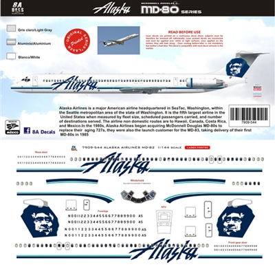 1:144 Alaska Airlines McDD MD80