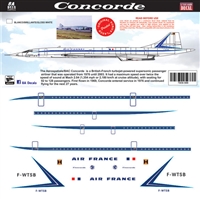 1:144 Air France BAC Sud Concorde 101 (test aircraft livery)