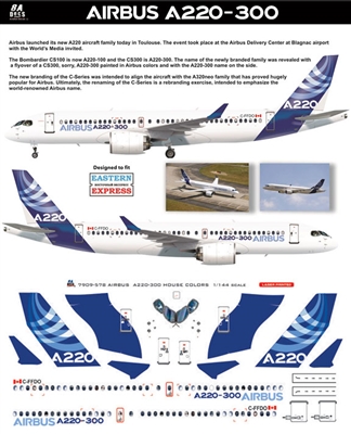 1:144 Airbus 'house cs' Airbus A.220-300