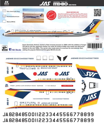 1:144 Japan Air System McDD MD80