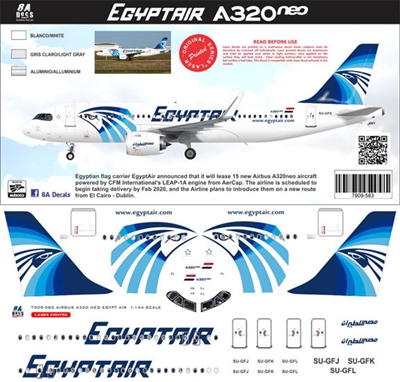 1:144 Egyptair Airbus A.320NEO