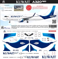 1:144 Kuwait Airways (2016 cs) Airbus A.320NEO