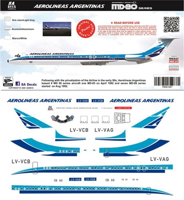 1:144 Aerolineas Argentinas McDD MD80