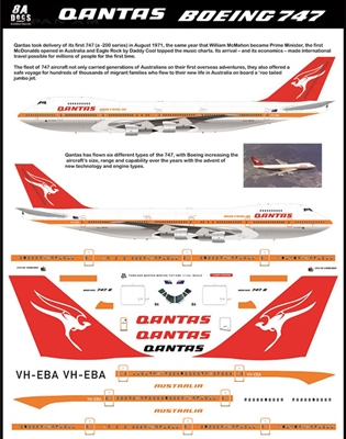 1:144 QANTAS Boeing 747-200B