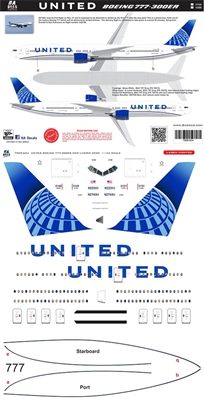 1:144 United Airlines (2019 cs) Boeing 777-300ER