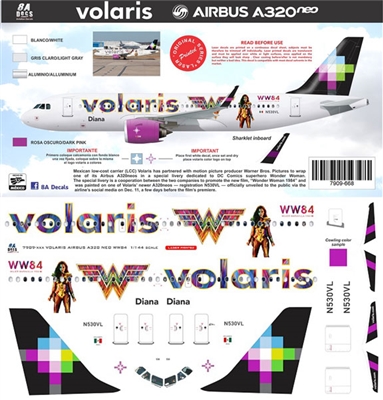 1:144 Volaris Airbus A.320 "Wonder Woman"
