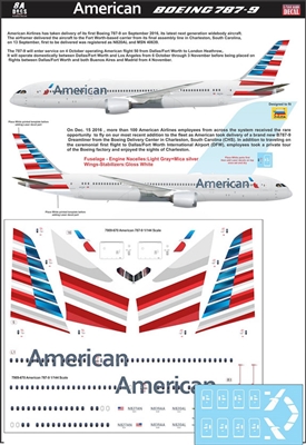 1:144 American Airlines (2015 cs) Boeing 787-9