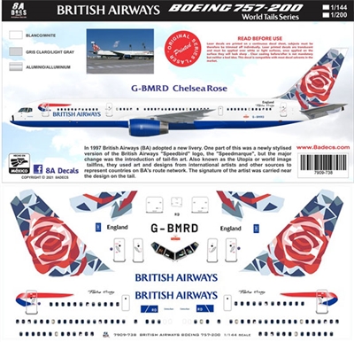 1:144 British Airways Boeing 757-200 'Chelsea Rose'