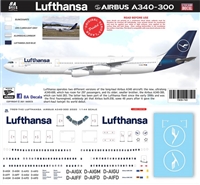 1:144 Lufthansa (2017 cs) Airbus A.340-300