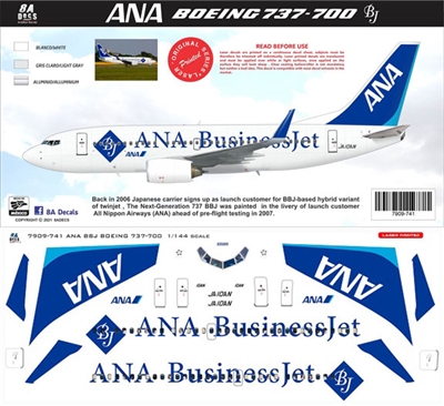 1:144 All Nippon Airways 'Business Jet' Boeing 737-700