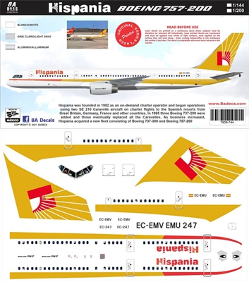 1:144 Hispania Boeing 757-200