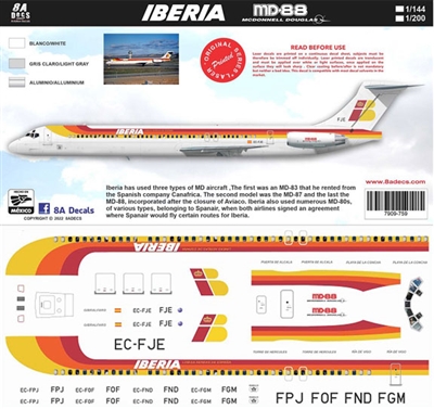 1:144 Iberia McDD MD-80