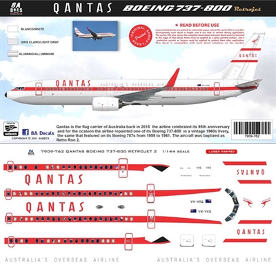 1:144 QANTAS 'retrojet' Boeing 737-800