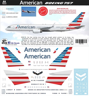 1:144 American Airlines Boeing 757-200(W)