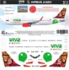 1:144 Viva Aerobus 'Tecate Pal Norte (2022)' Airbus A.320