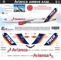 1:144 Avianca - TACA 'Heritage Jet'  Airbus A.320