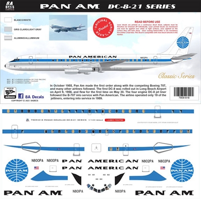 1:144 Pan American Douglas DC-8-32