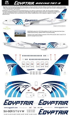 1:200 Egyptair Boeing 787-9