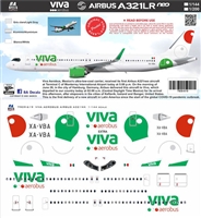 1:200 Viva Aerobus Airbus A.321LR NEO