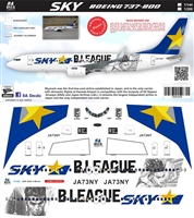 1:200 Skymark Airlines 'B League' Boeing 737-800