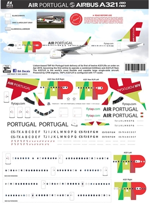 1:200 TAP Air Portugal Airbus A.321 (CEO & NEO)